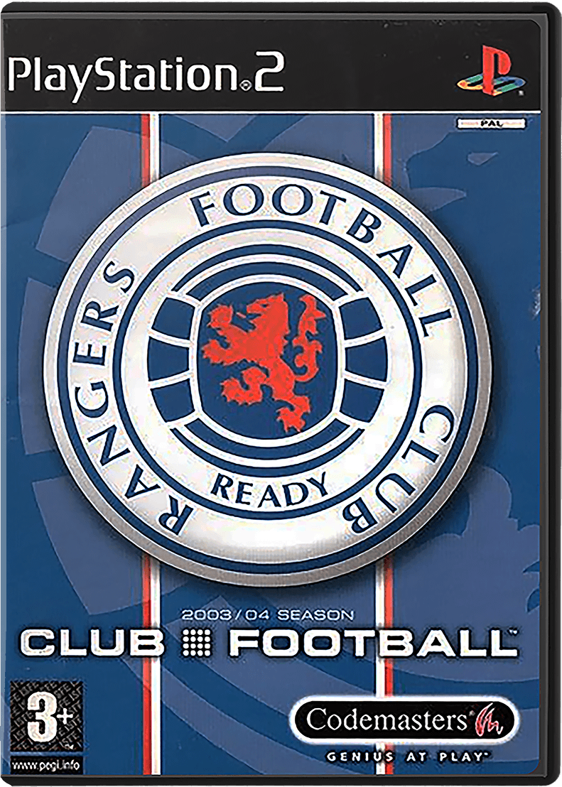 Club Football: Rangers box art for Playstation 2